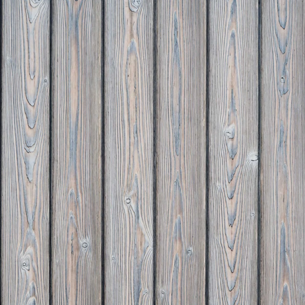 Bardage en bois mélèze brûlé argenté