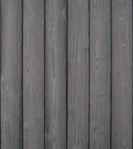Bardage en bois mélèze brûlé gris clair